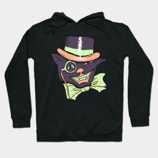 Vintage Top Hat Cat Hoodie